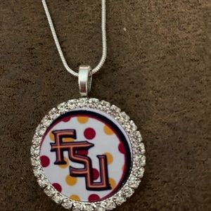 FSU charm necklace